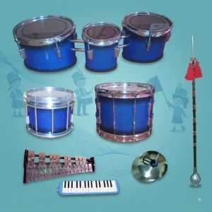 Harga alat Marchingband HTS ukuran TK mega kostum