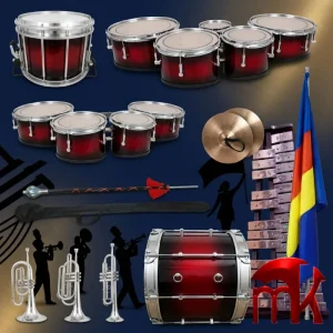 Harga alat marchingband HTS SMA paket pro Mega Kostum