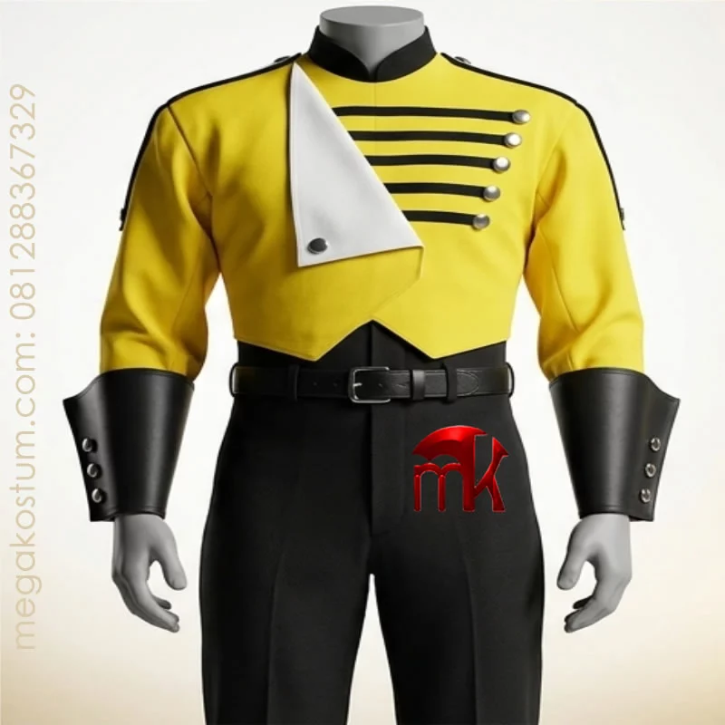 seragam-drumband-kuning-hitam