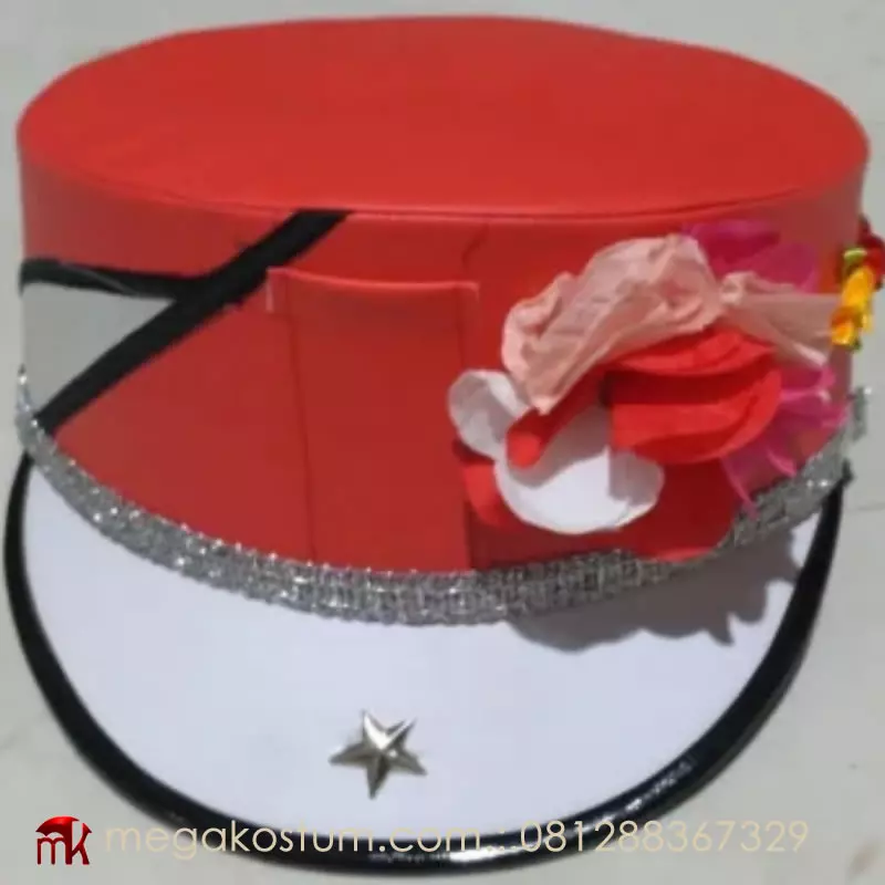 topi-cg-merah-putih-bunga-lis-hitam