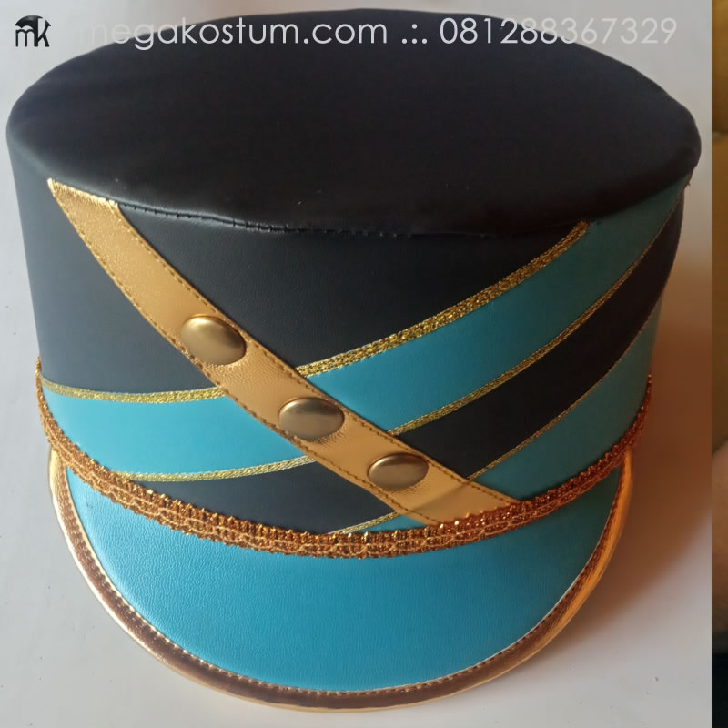 topi-marching-band-hitam-aksesoris-gold