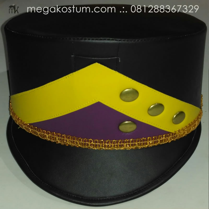 topi-marching-band-hitam-kuning-pola-pangkat