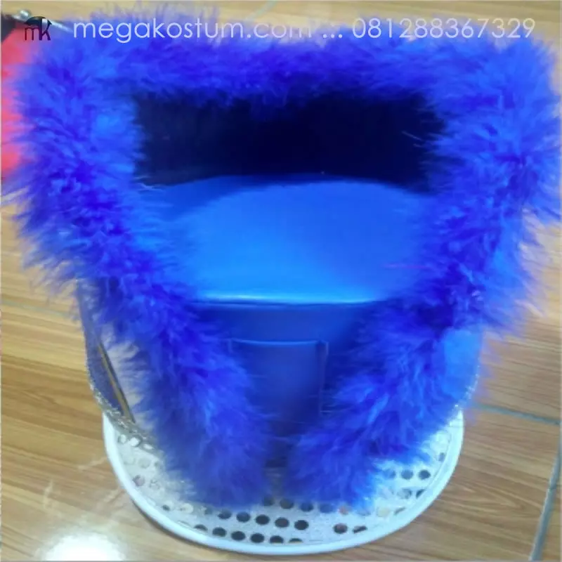 topi-mayoret-biru-bulu-biru-elektrik